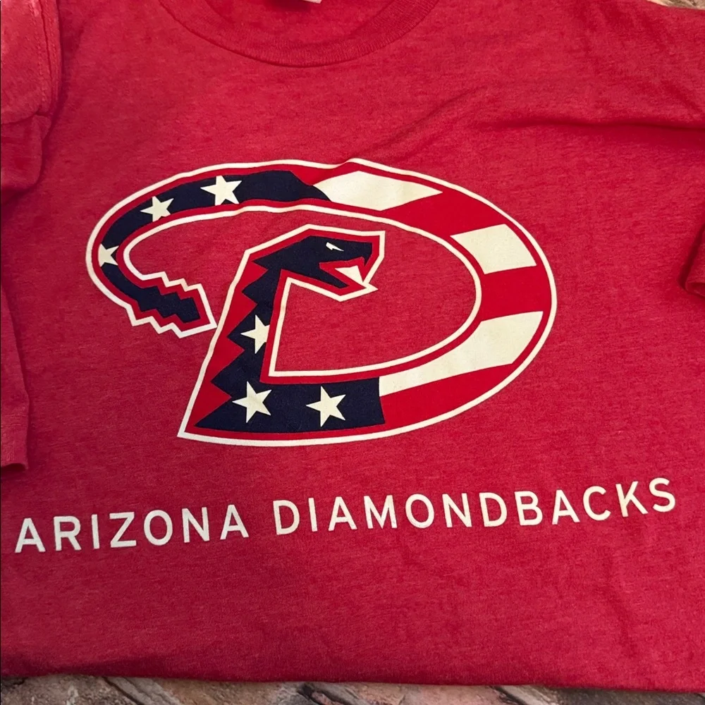 Arizona Diamondbacks Red White Blue T shirt XL - Picture 3 of 3